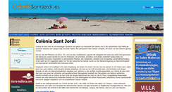 Desktop Screenshot of coloniasantjordi.es