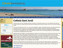 Tablet Screenshot of coloniasantjordi.es